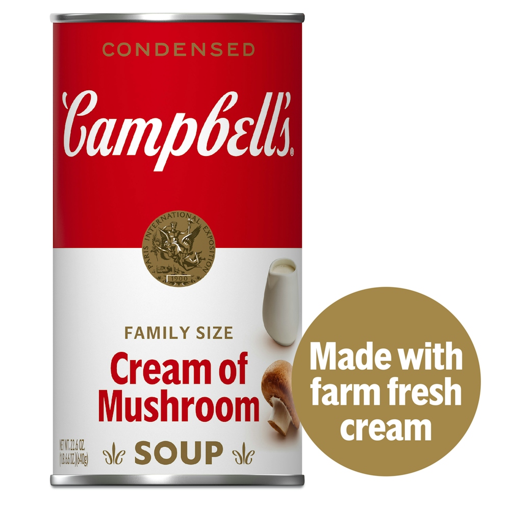 Photo of Campbell's Family Size Cream Of Mushroom Soup, 23 Ounce