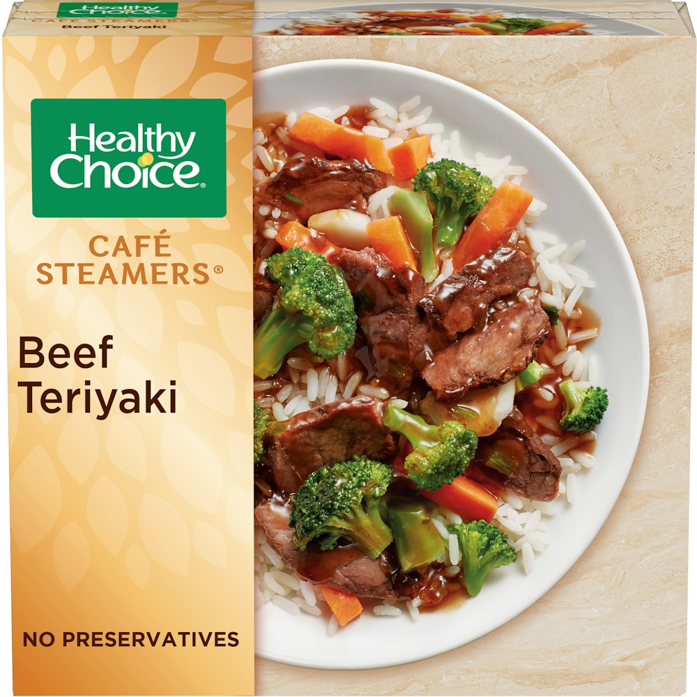 Photo of Healthy Choice Cafe Steamers Beef Teriyaki, Frozen Meal