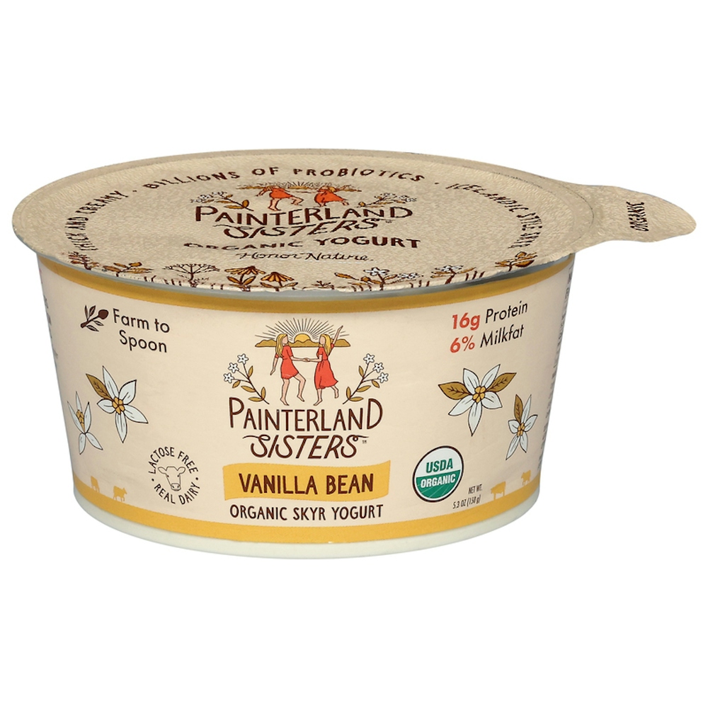 Painterland Sisters Organic Vanilla Bean Icelandic Style Skyr Yogurt