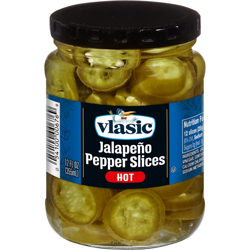 Hot Jalapeno Pepper Slices, Hot