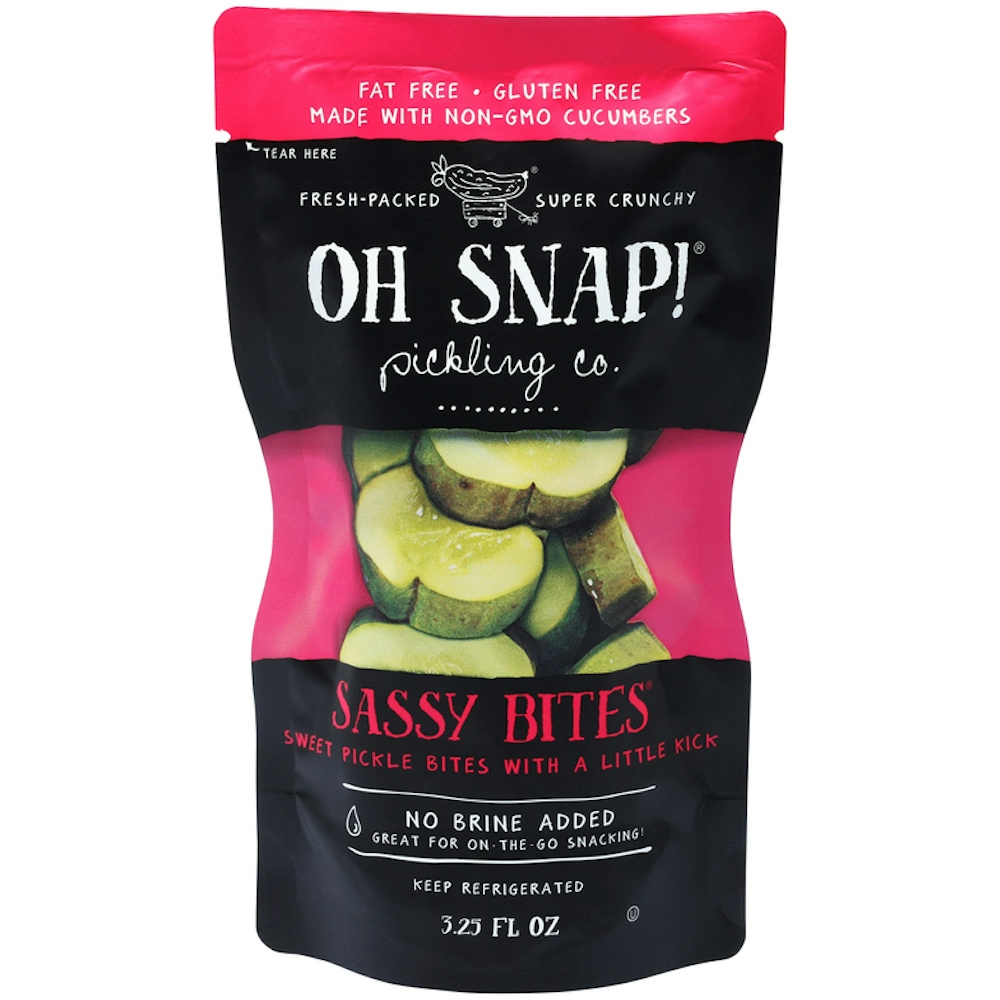 Sassy Bites Sweet Pickle Bites with a Little Kick, Sassy Bites