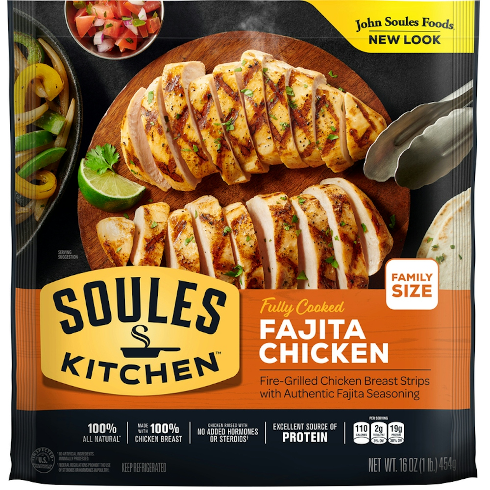 John Soules Foods Family Size Fully Cooked Chicken Fajitas