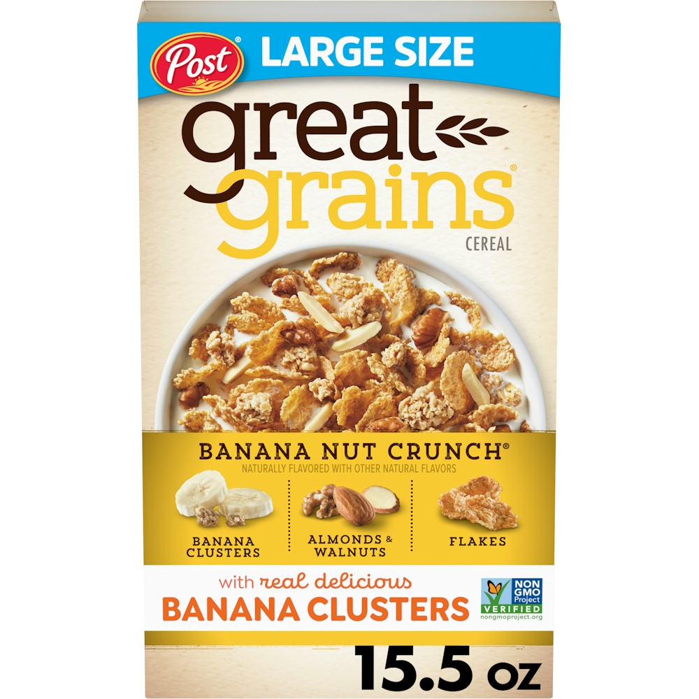 Photo of Great Grains Banana Nut Crunch Breakfast Cereal - 15.5oz - Post