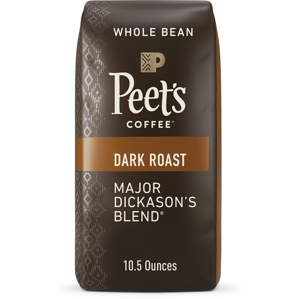 Photo of Peet's Coffee Dark Roast Whole Bean - Major Dickason's Blend 10.5 Ounce Bag