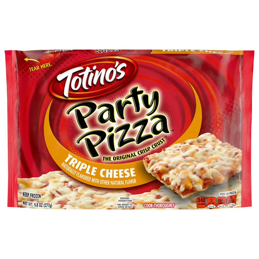 Totino'S Frozen Triple Cheese Party Pizza