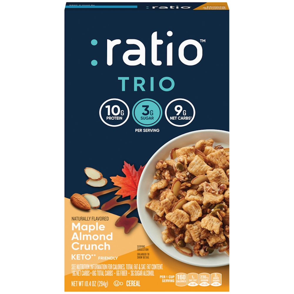 Ratio Ratio Keto Friendly Maple Almond Crunch Breakfast Cereal