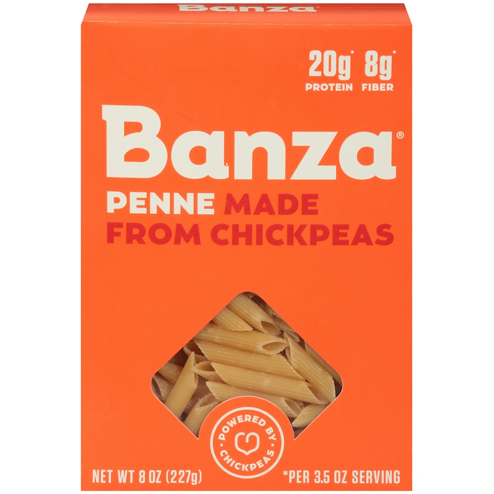 Photo of Banza Chickpea Penne Pasta, 8 Ounce -- 6 Per Case