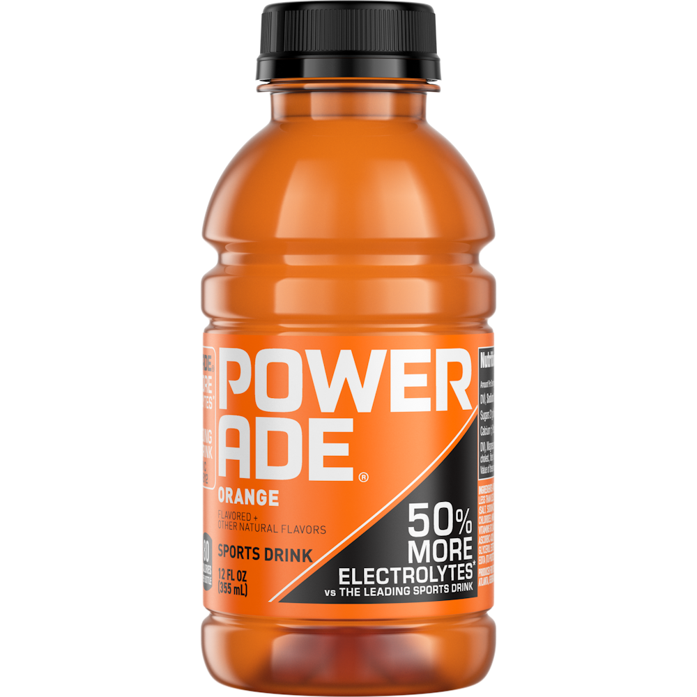 Photo of Powerade Orange Electrolyte Sports Drink, 12 Fl Oz Bottle