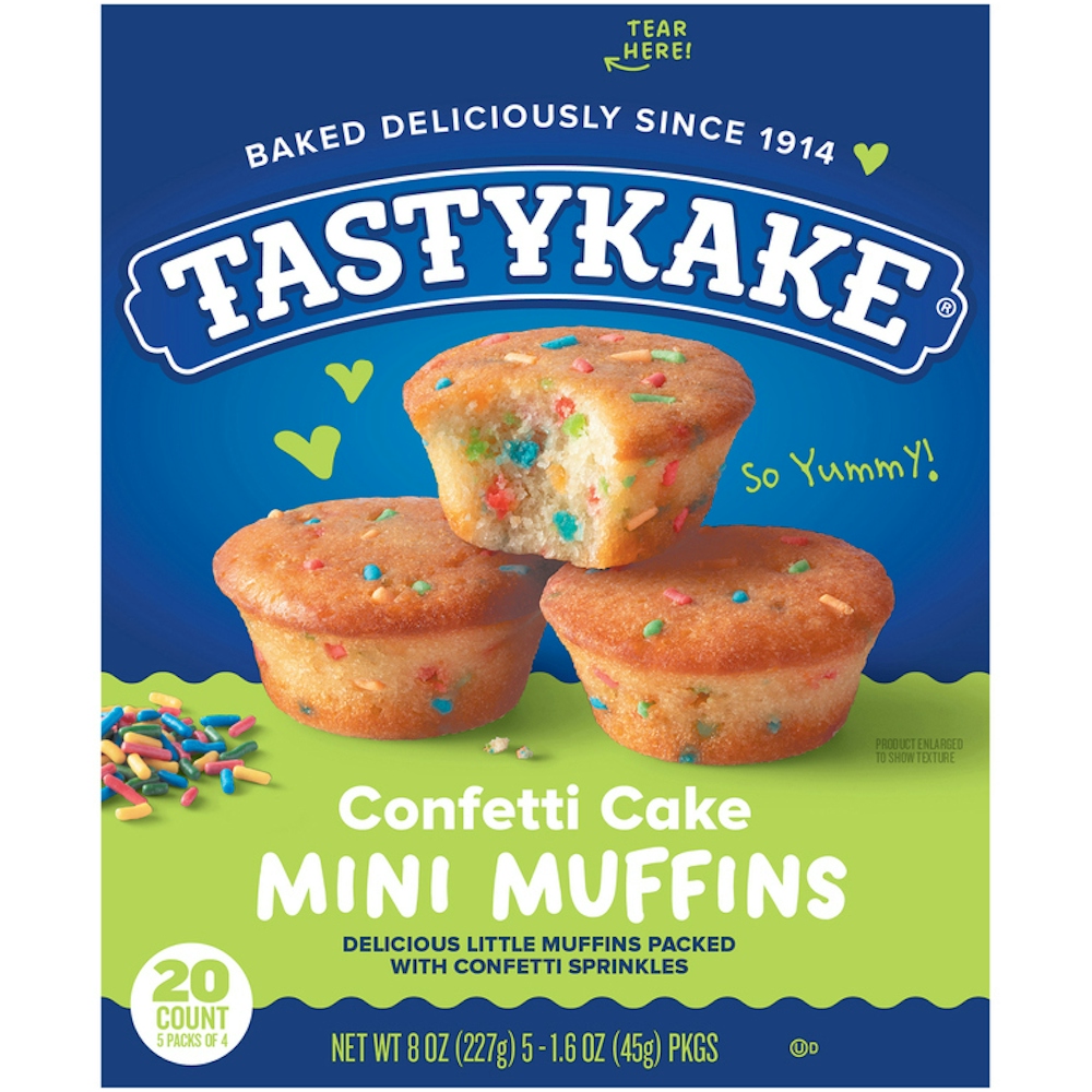 Confetti Cake Mini Muffins, Confetti Cake