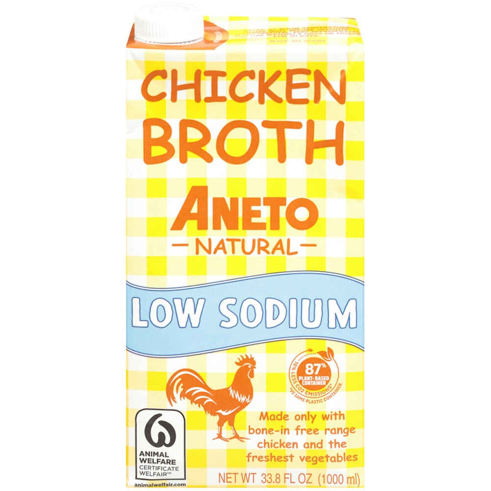 CALDO NATURAL ANETO POLLO BAJO SAL 1 L.