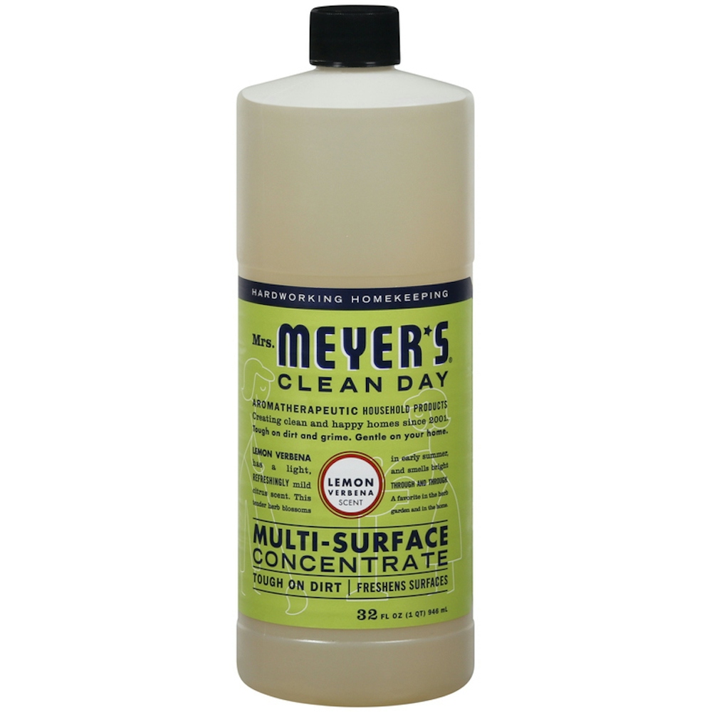 Mrs. Meyer's Clean Day Multi-Surface Concentrate Bottle, Lemon Verbena Scent, 32 Fl Oz