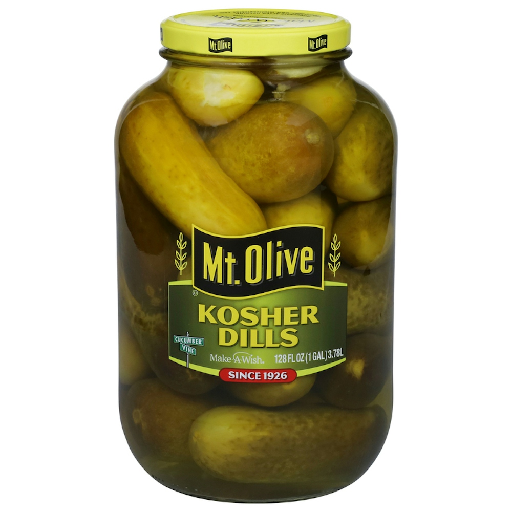 Photo of Mt. Olive Fresh Pack Whole Kosher Dills Pickles -128 Fl Oz Jar