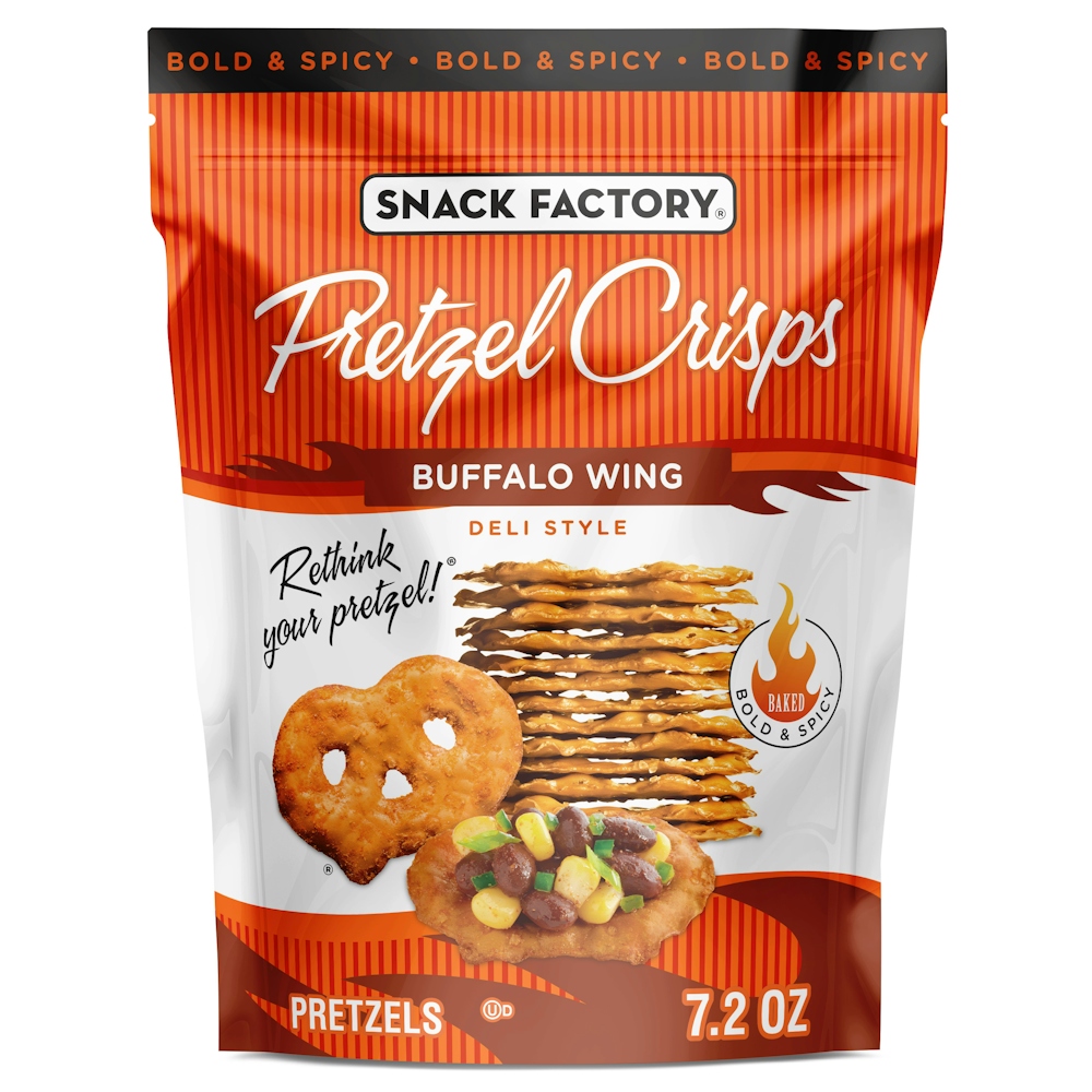 Photo of Snack Factory Pretzel Crisps Buffalo Wing Deli Style Crackers