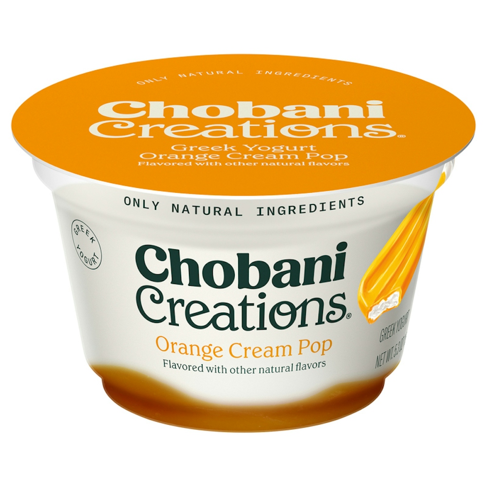 Photo of Chobani Creations Greek Yogurt, Orange Cream Pop