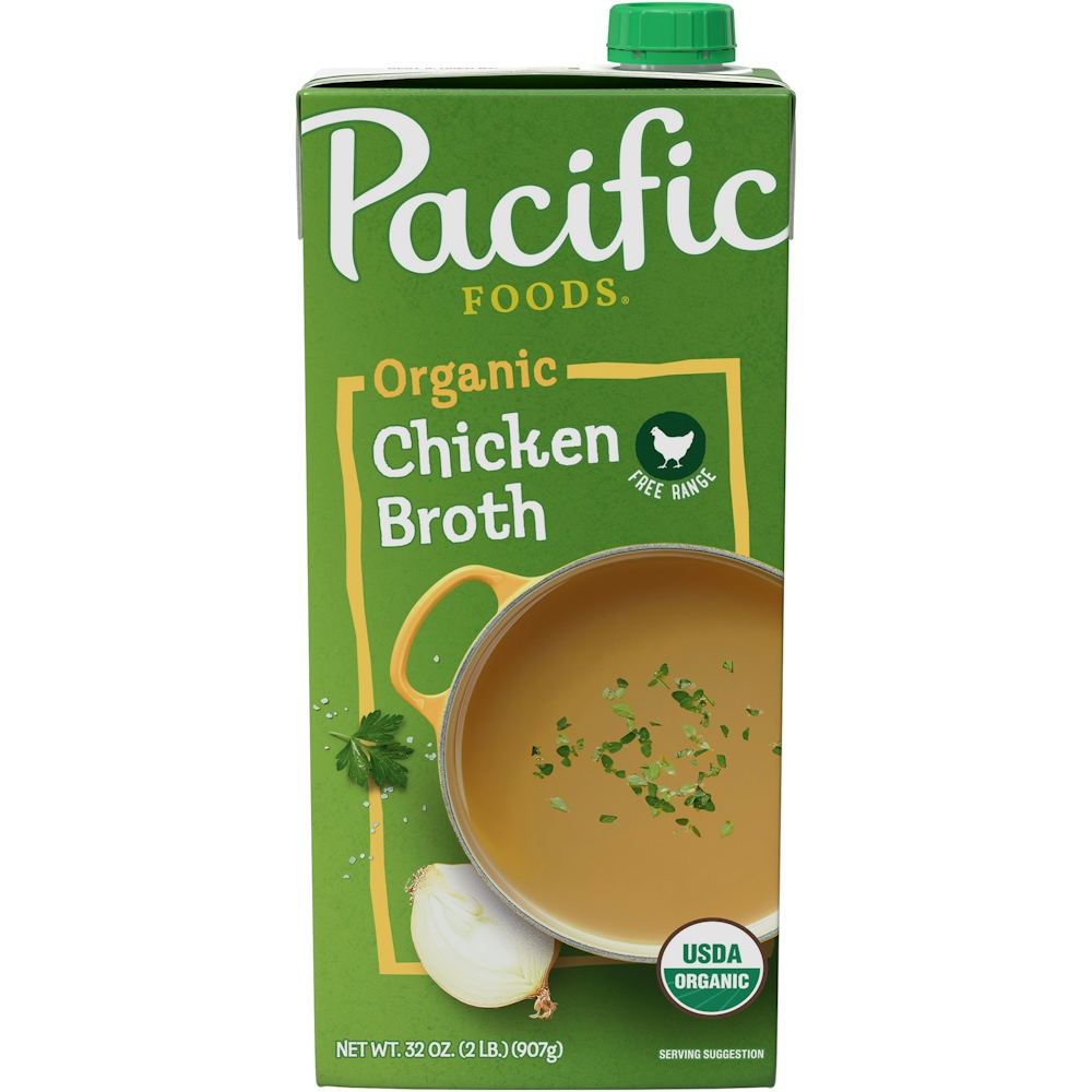 Pacific Foods Organic Free Range Chicken Broth -- 32 Fl Oz