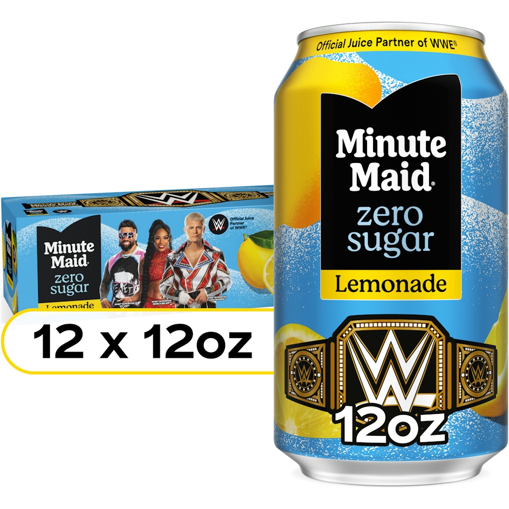 Photo of Minute Maid Zero Sugar Lemonade Fridge Pack Cans, 12 Fl Oz