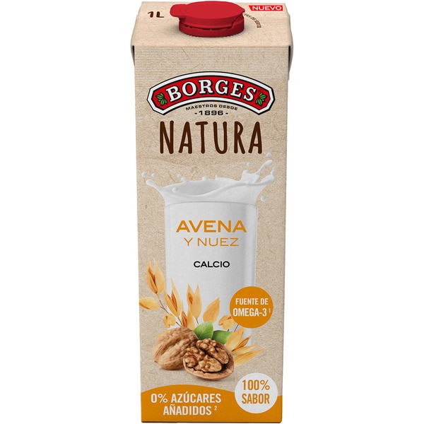 BEBIDA AVENA-NUEZ BORGES NATURA 1L