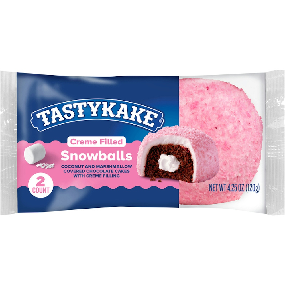 Coconut and Marshmallow Covered Chocolate Cakes with Creme Filling Snowballs