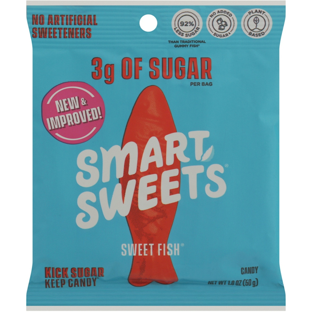 SmartSweets Sweet Fish Berry Candy 1.8 Oz
