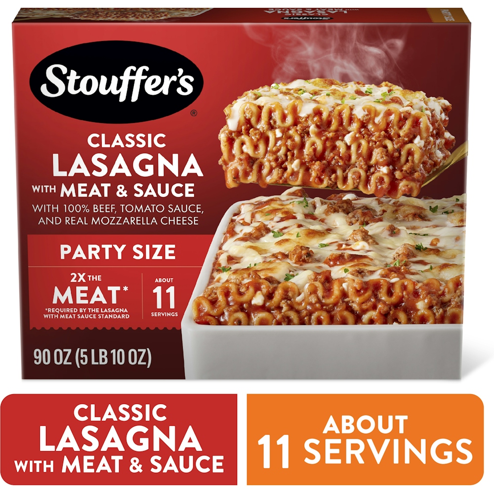 Photo of Stouffer's Party Size Lasagna With Meat & Sauce 90 Oz. Box