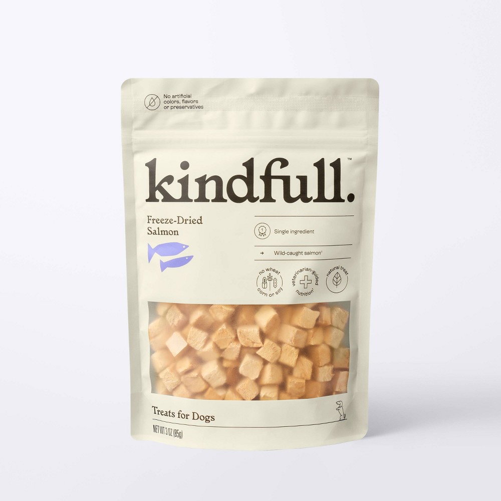 Kindfull Freeze-Dried Dog Treats Salmon - 3oz
