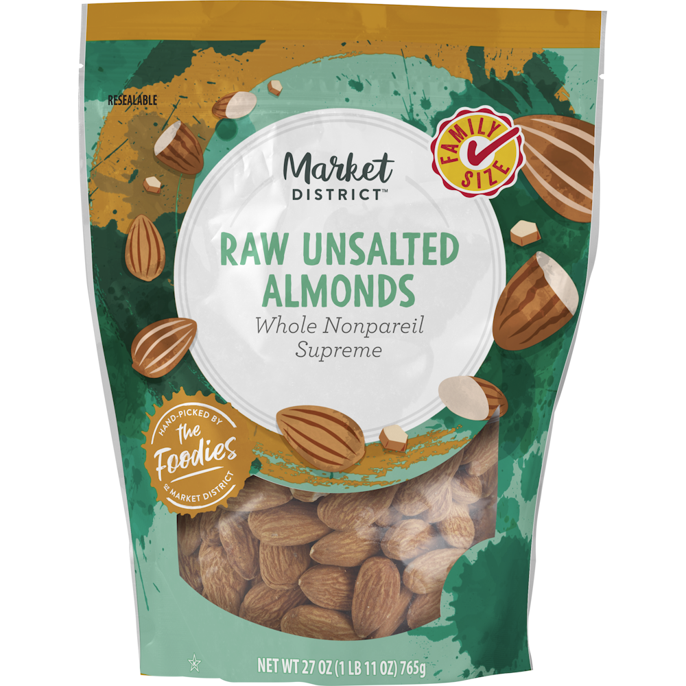 Raw Unsalted Almonds, Raw Unsalted