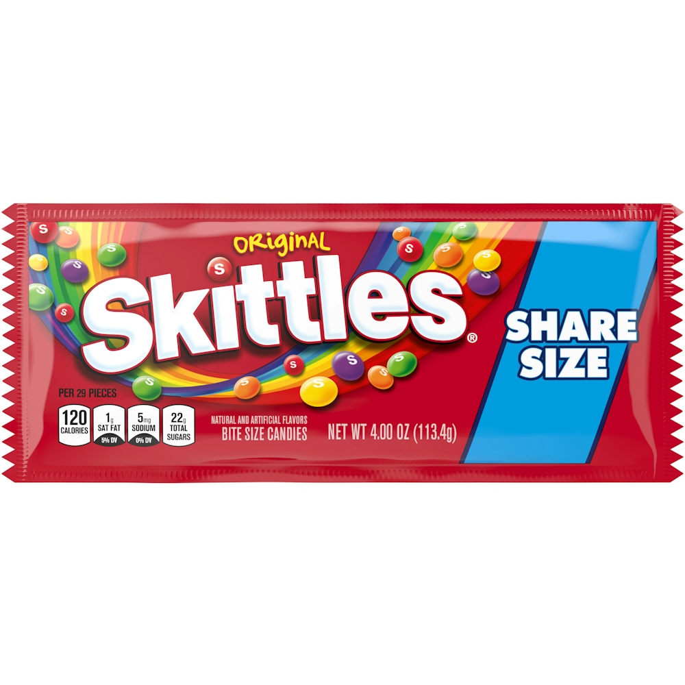 Photo of Skittles Candy Original Chewy Candies Share Size Bag