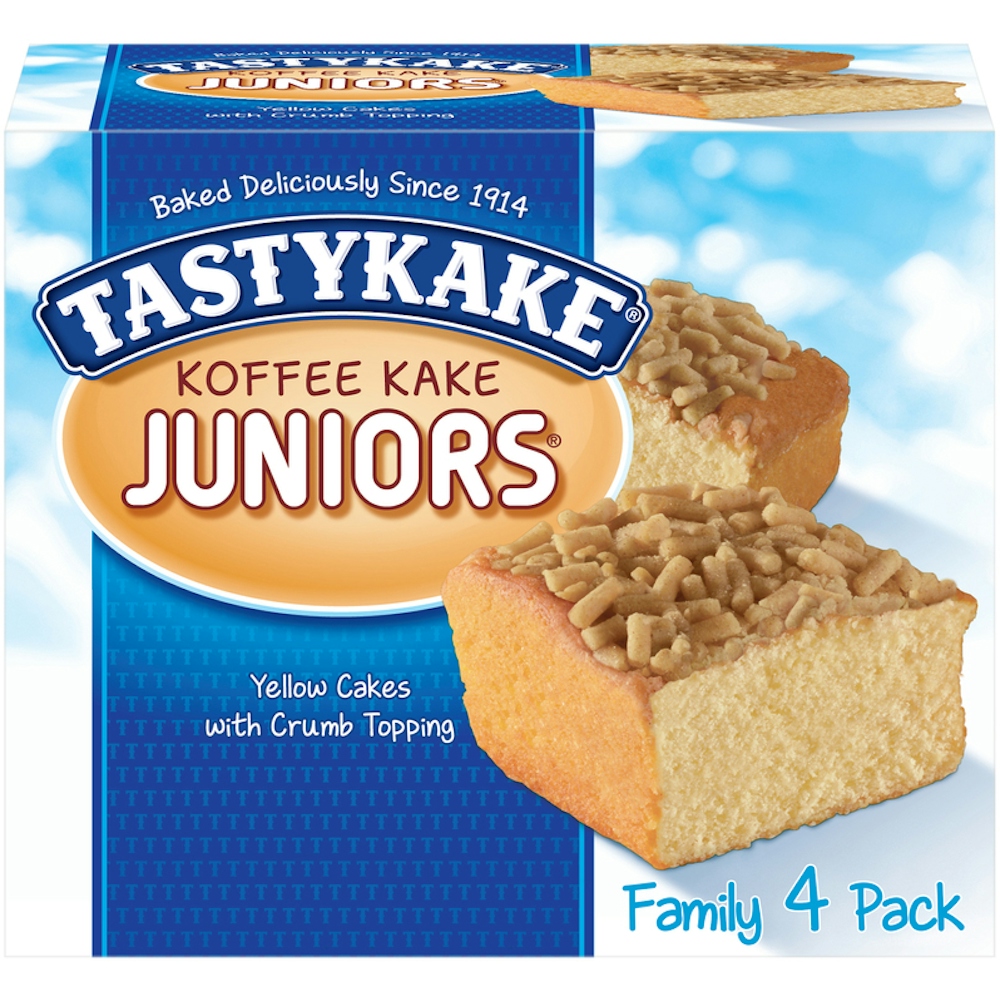 Juniors, Yellow Cakes with Crumb Topping, Yellow