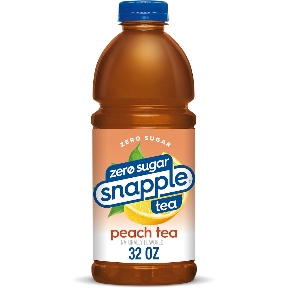 Photo of Snapple Zero Sugar Peach Tea, 32 Fl Oz Bottle