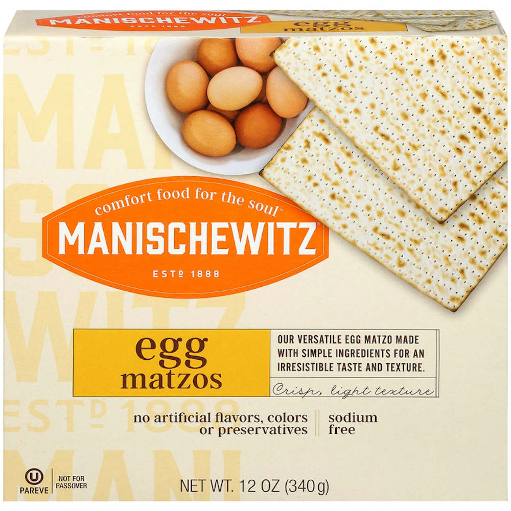 Manischewitz Egg Matzos - Case Of 12/12 Oz