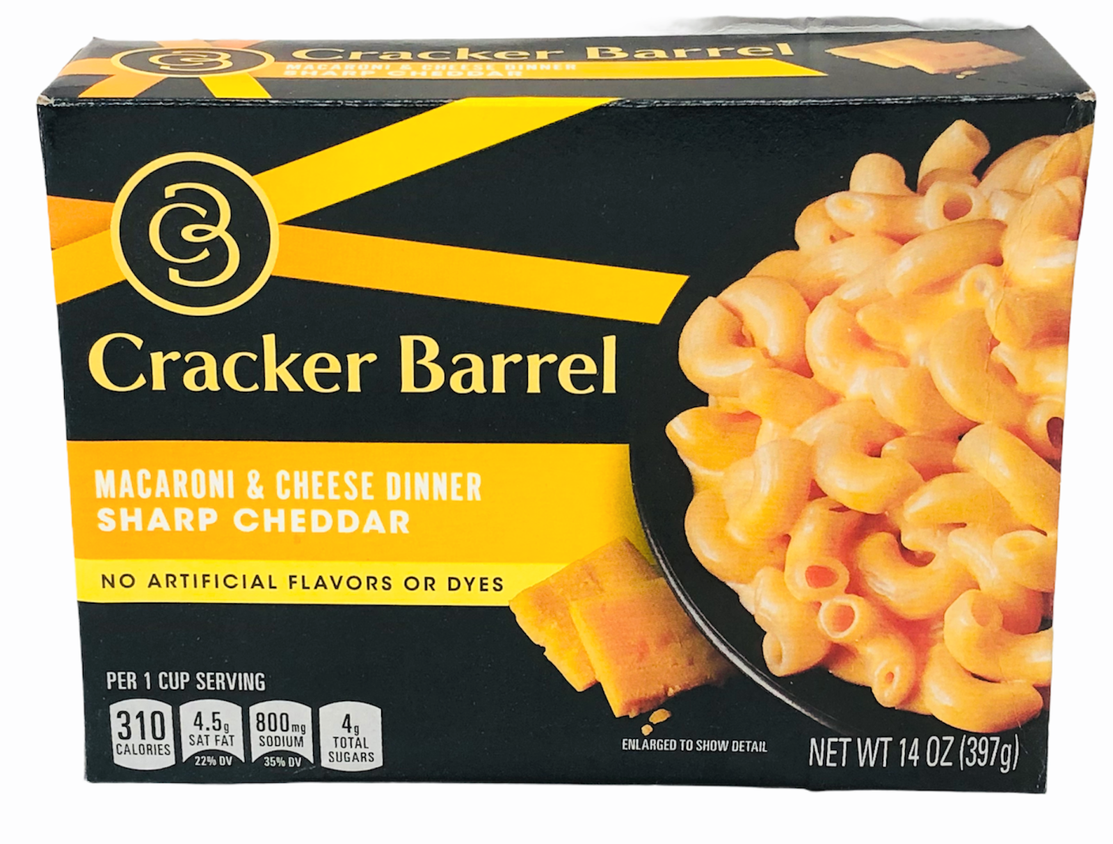 Photo of Cracker Barrel Sharp Cheddar Macaroni & Cheese Dinner, 14 Oz Box