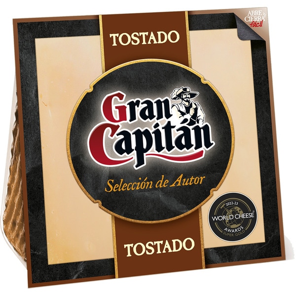 QUESO CUÂ¥A G.CAPITAN TOSTADO 200 GR