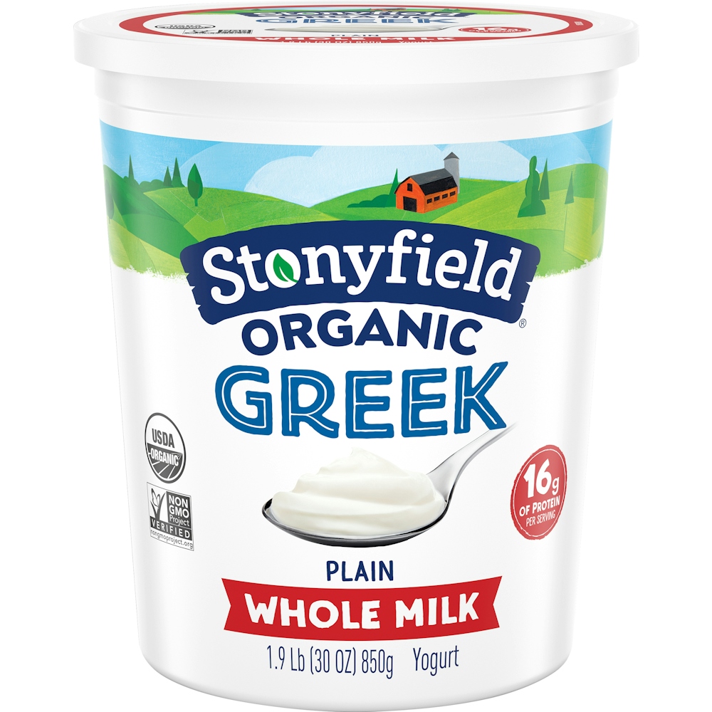 Plain Organic Greek Whole Milk Yogurt, Plain
