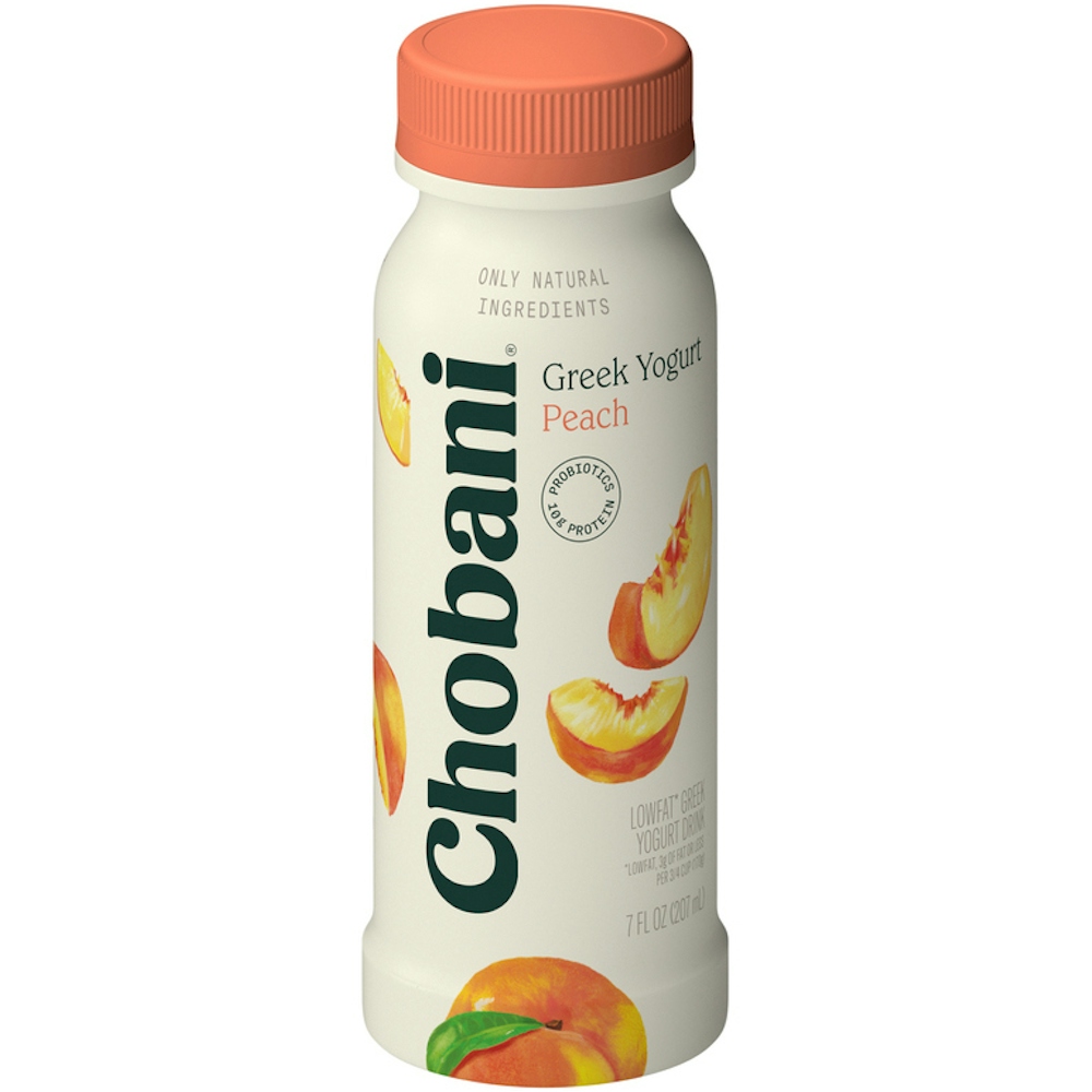 Photo of Chobani Peach Flavored Greek Yogurt Drink - 7 Fl Oz