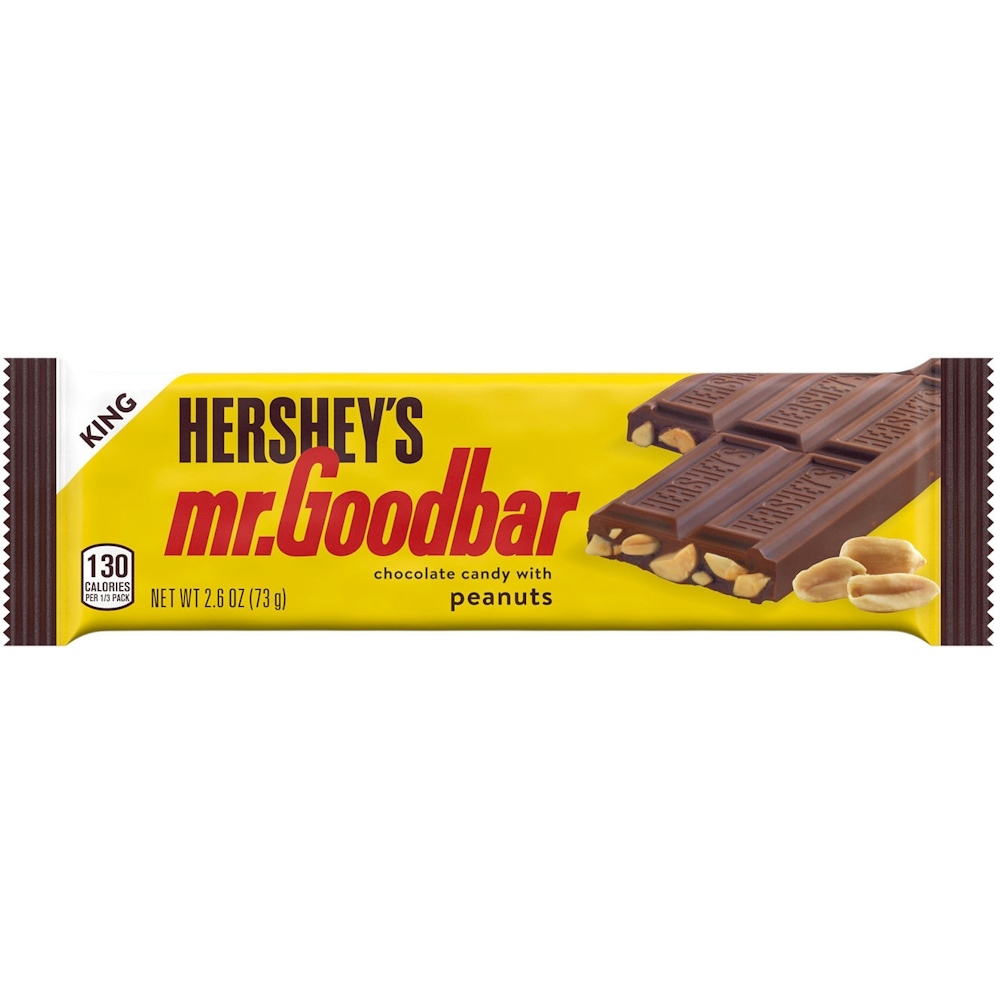 Photo of Mr. Goodbar Hershey's Chocolate With Peanuts King Size Candy, Bar