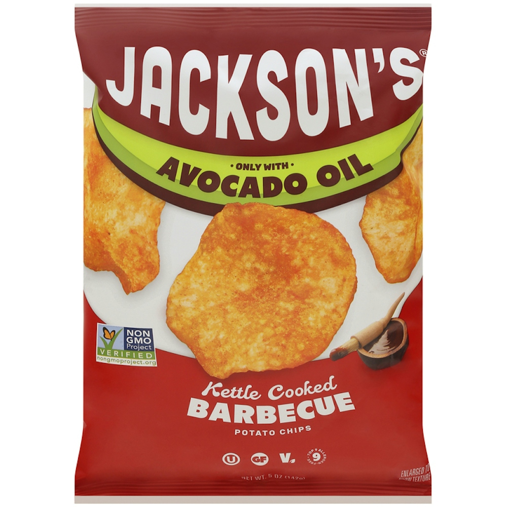 Jackson's Honest Avocado Oil Potato Chips, Barbecue