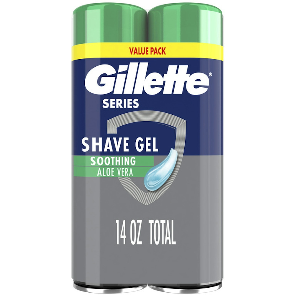 Photo of Gillette Series Soothing Shaving Gel For Men, Protects Against 5 Signs Of Irritation, Shave With Aloe Vera, Suitable Sensitive Skin, Pack 2 - 14 Ounce
