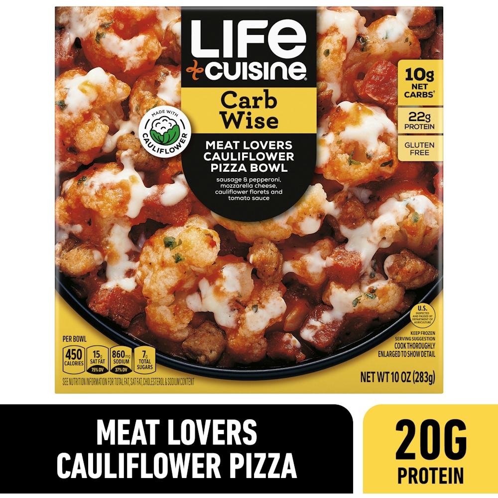 Meat Lovers Cauliflower Pizza Bowl