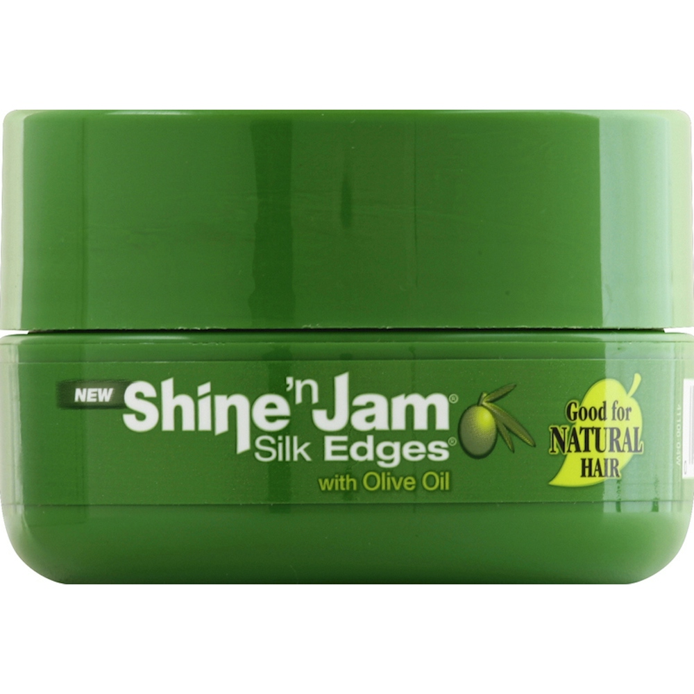 Photo of Ampro Shine 'n Jam Conditioning Gel Silk Edges With Olive Oil - 2 Oz