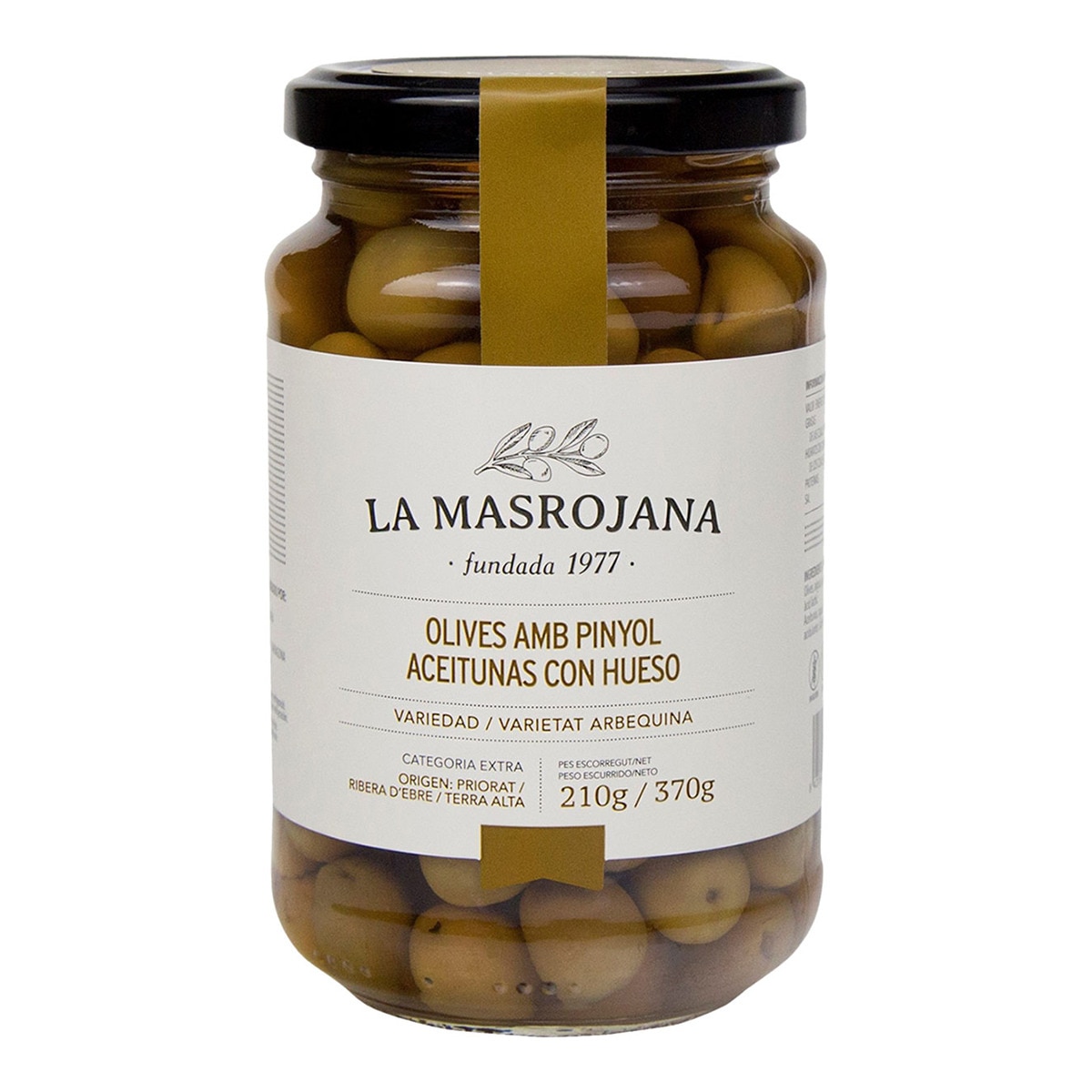 OLIVA ARBEQUINA MASROJANA 210 GR