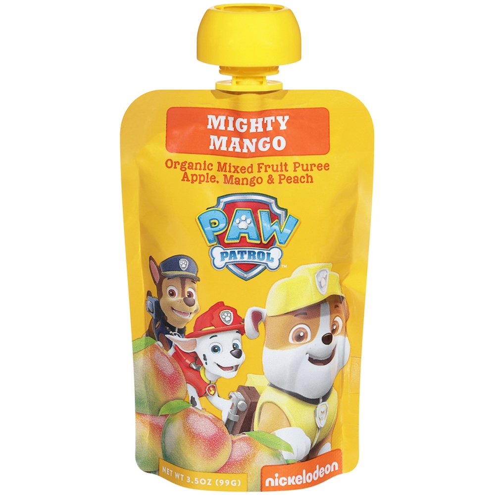 Mighty Mango Organic Mixed Fruit Puree Apple, Mango & Peach, Mighty Mango