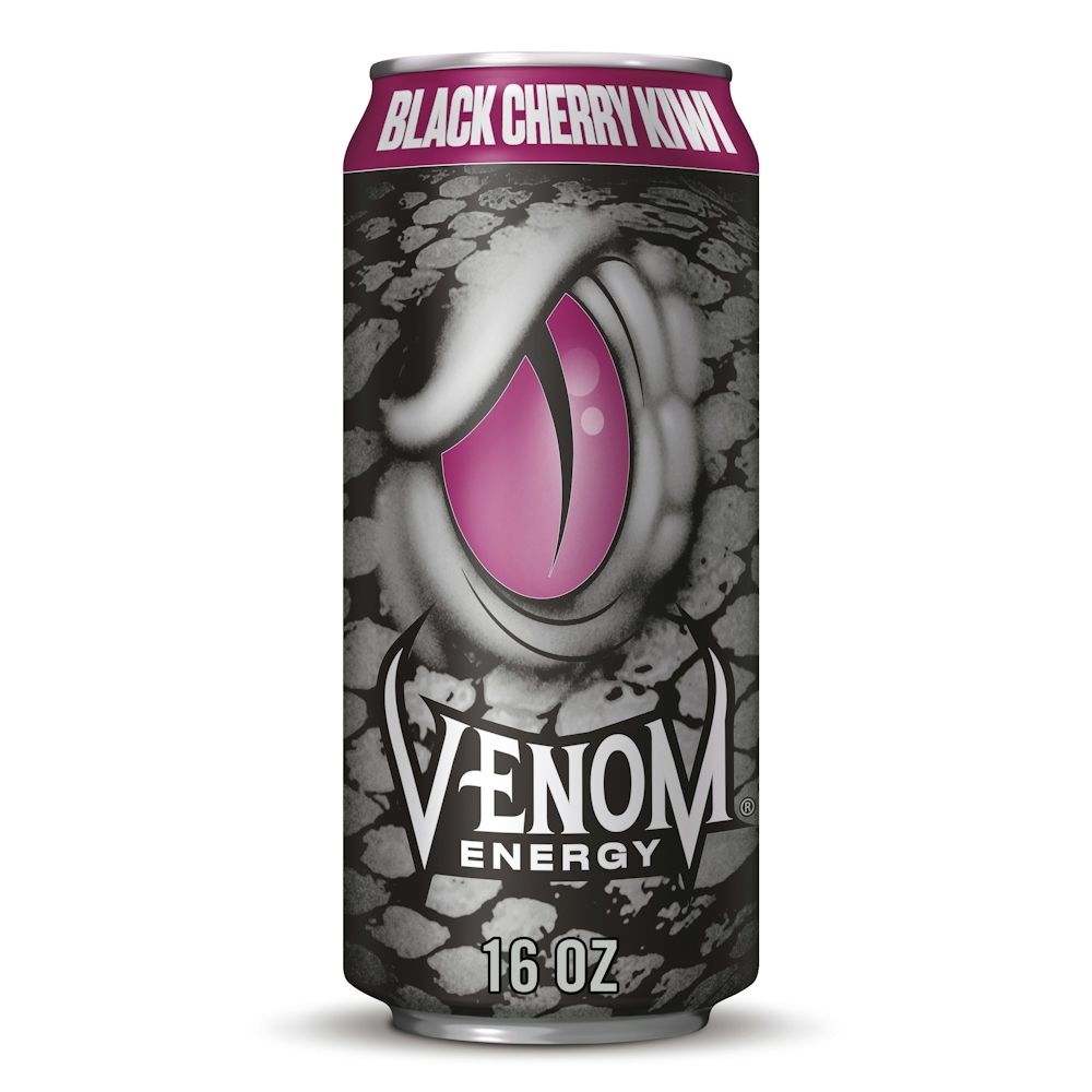 Photo of Venom Black Cherry Kiwi Energy Drink, 16 Fl Oz Can, 24