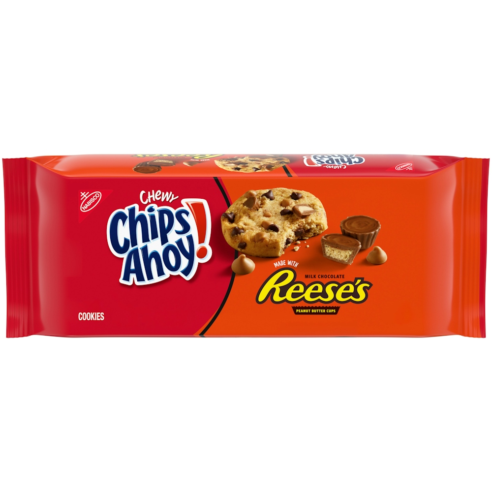 Chips Ahoy! Chocolate Chip With Reese’s Peanut Butter Cups Chewy Cookies – 9.5 Ounce