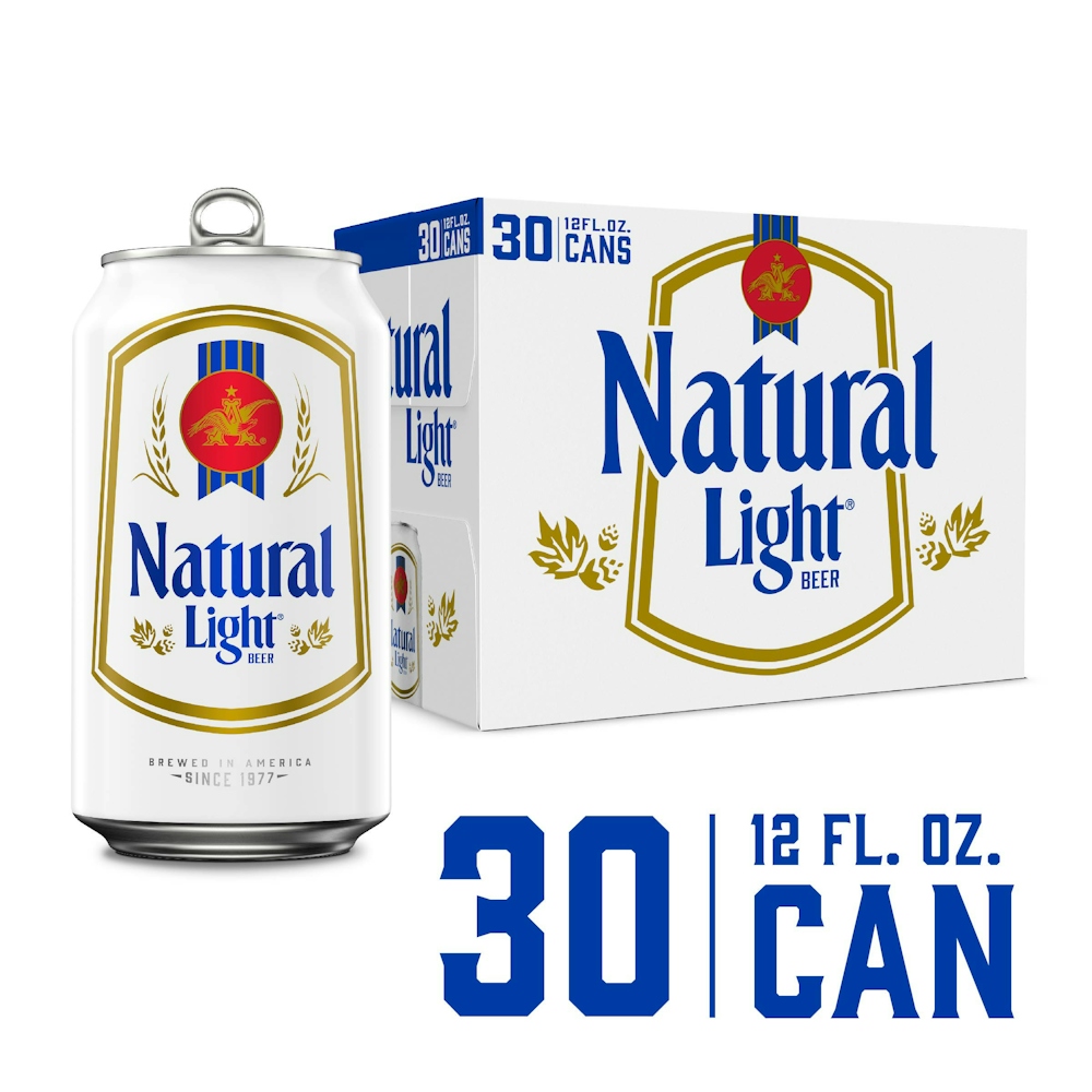 Photo of Natural Light 30 Pack Beer Cans
