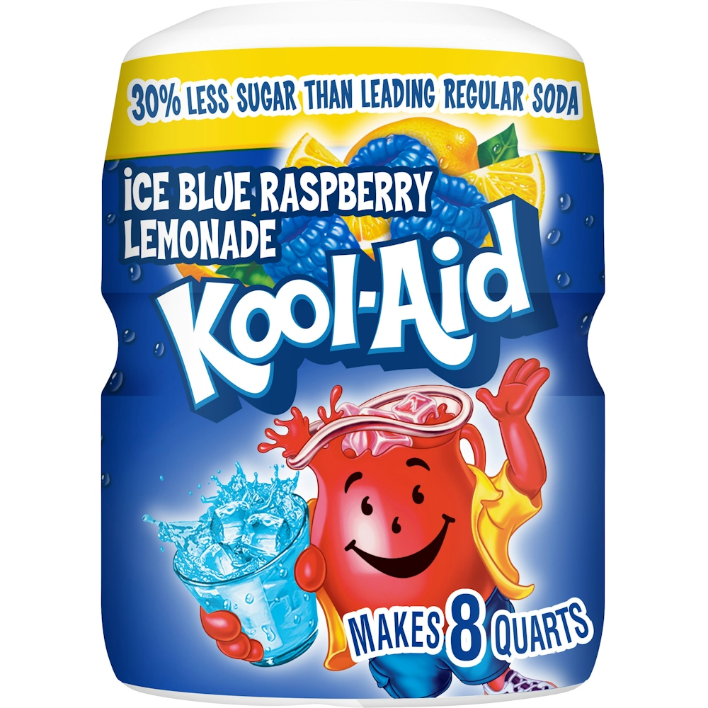 Ice Blue Raspberry Lemonade Caffeine Free Drink Mix, Ice Blue Raspberry Lemonade
