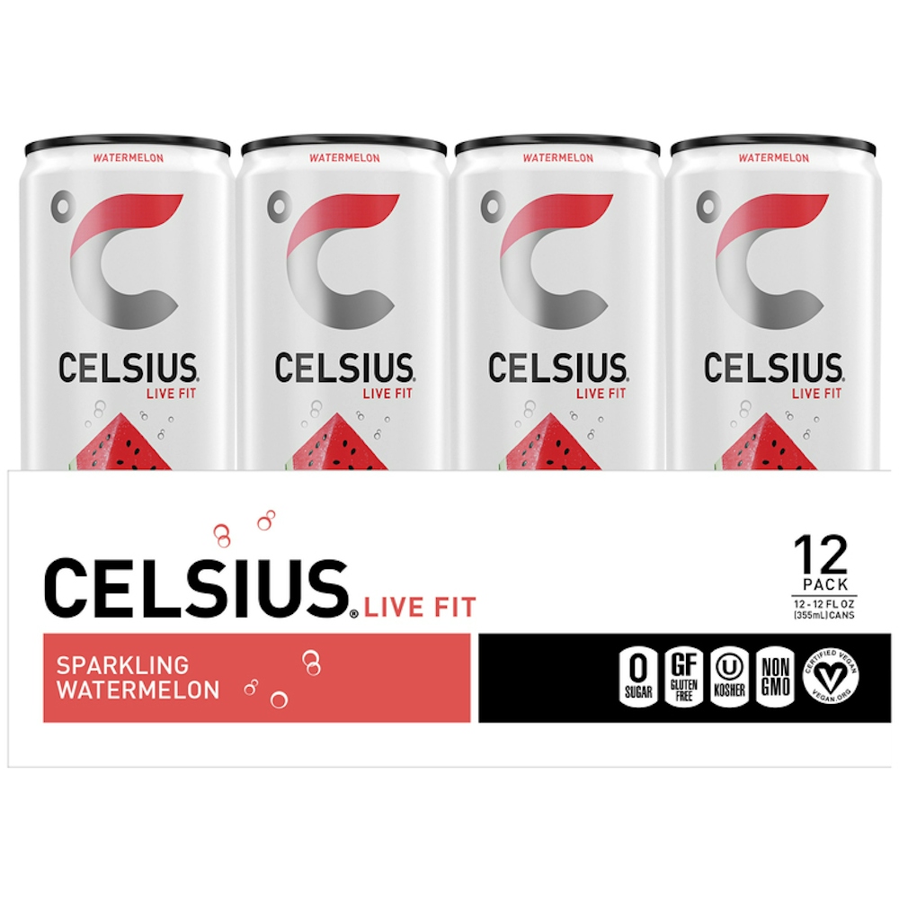 Photo of Celsius Fitness Energy Drink 12 Fl Oz, Sparkling Watermelon
