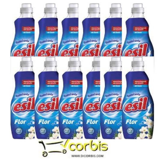 SUAVIZANTE ESIL FLOR AZUL 700 ML 25+3 D.