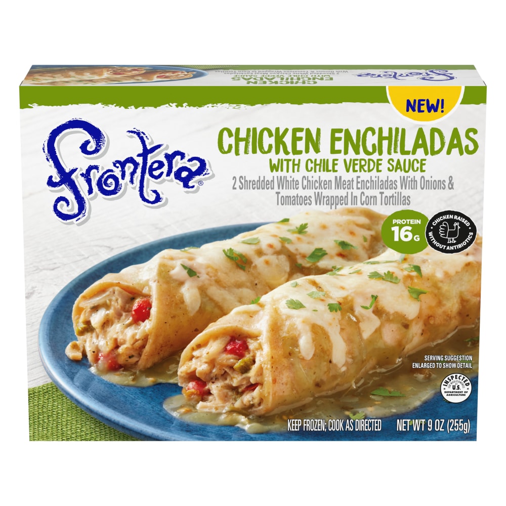 Chicken Enchilada with Chile Verde Sauce