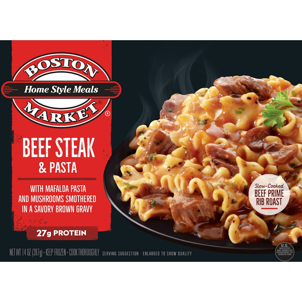 Home Style Meals Beef Steak & Pasta