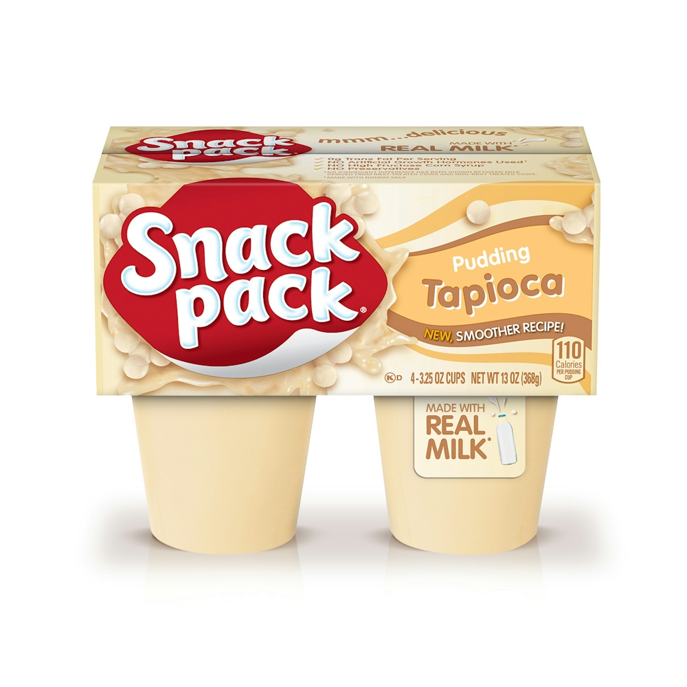 Snack Pack, Pudding Cups, Topioca, Topioca
